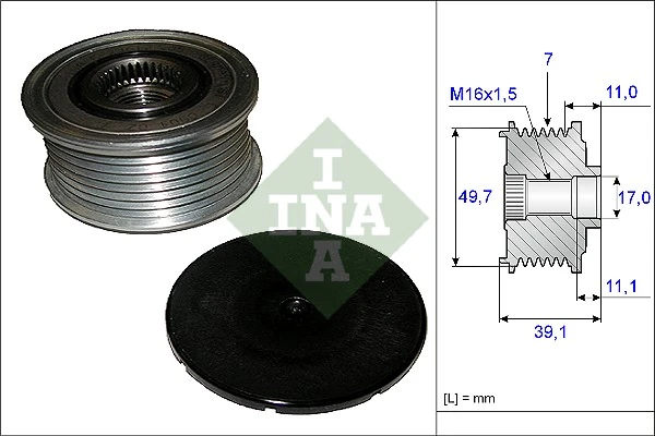 Alternator Freewheel Clutch